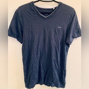 Guess Men's Deep Blue Short Sleeve Tee